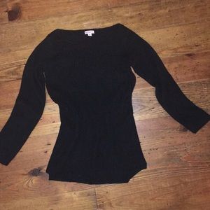 Black sweater..longer length